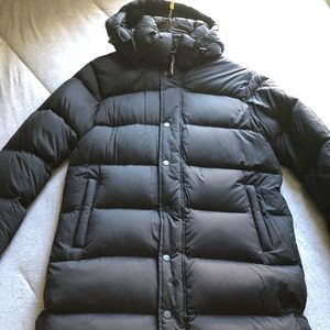 ARITZIA WOMENS SUPER PUFF LONG IN BLACK IN SIZE SMALL